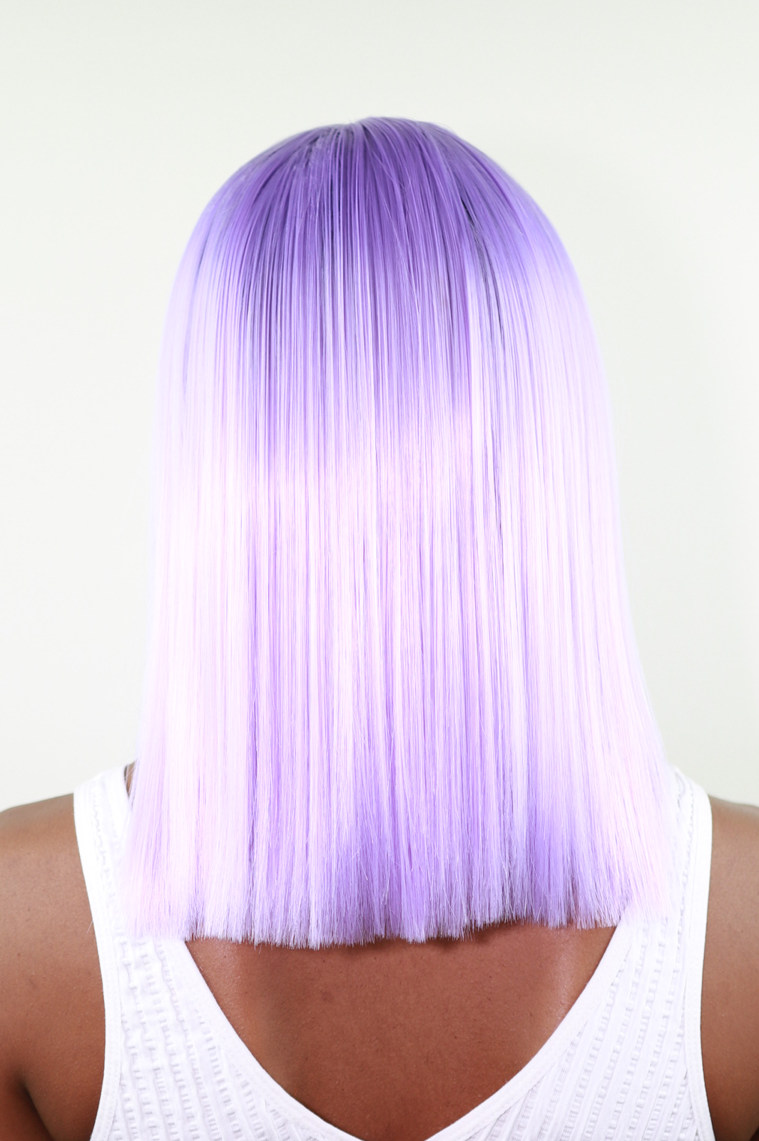 Breathtaking Purple Bob Wig Design Illustration Breathtaking Purple Bob Wig Design Illustration