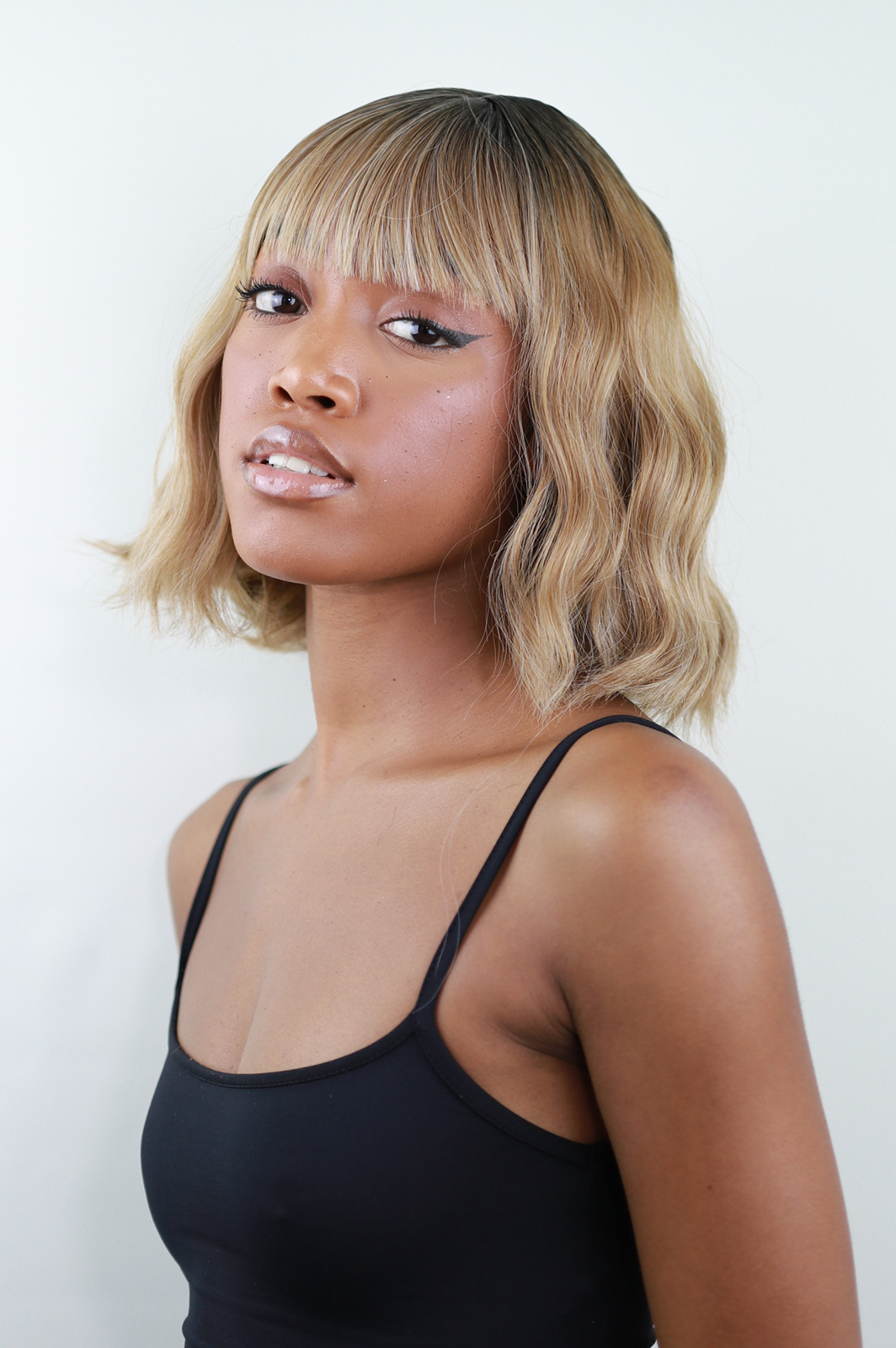 Ming Blonde Heat Resistant Synthetic Bob Wig