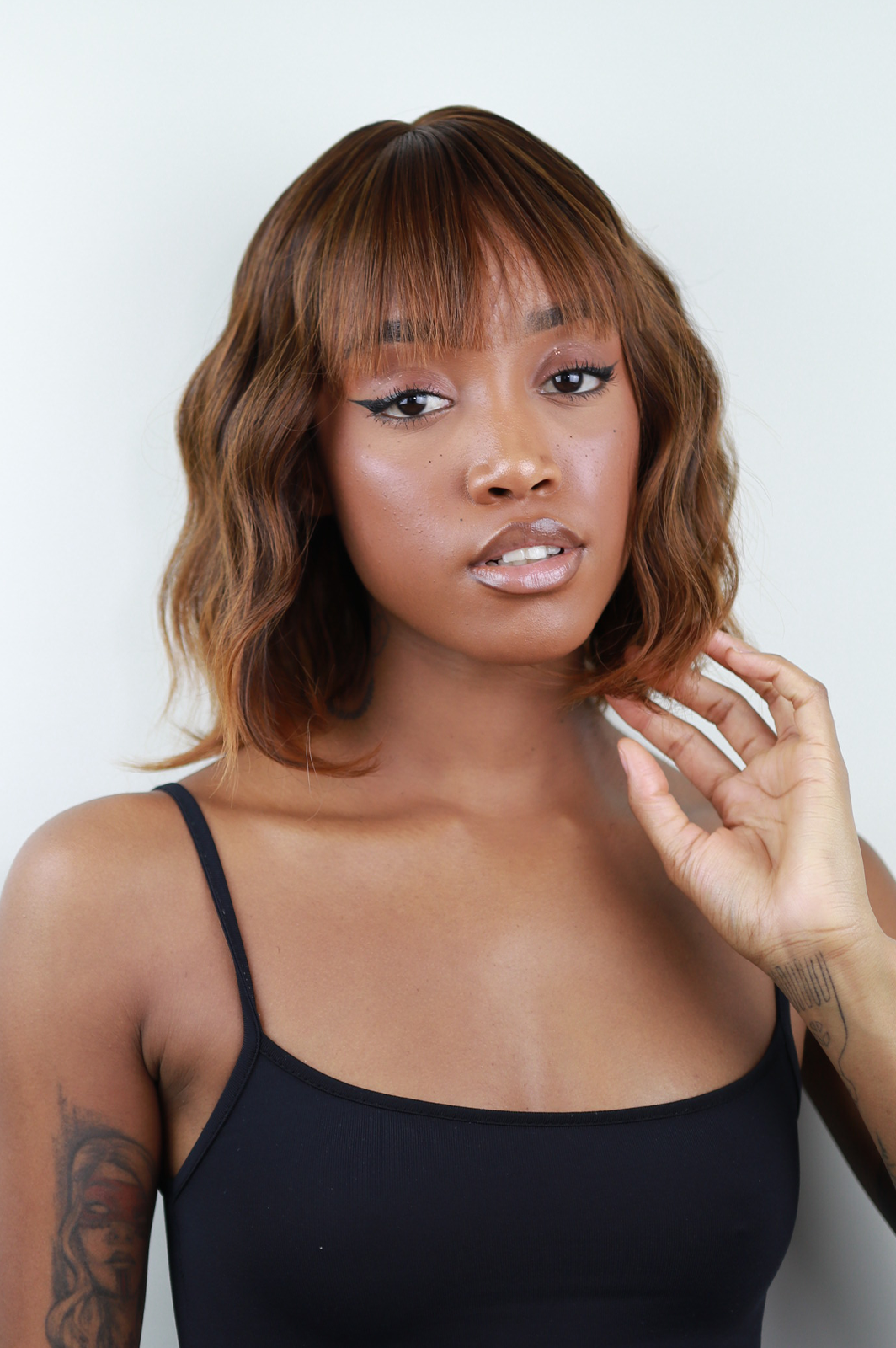 Ming Honey Brown Heat Resistant Synthetic Fibre Wig