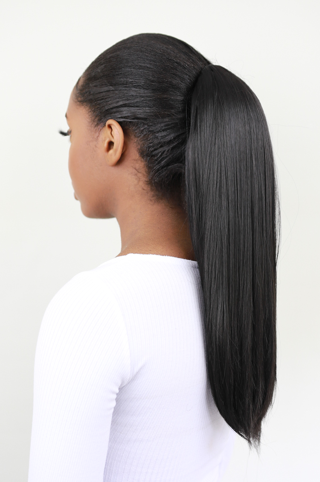 Chanel 16-Inch Heat Resistant synthetic Fibre Ponytail